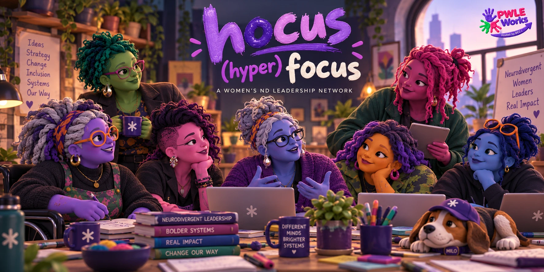 Hocus (Hyper) Focus: neurodivergent women leaders sharing ideas.